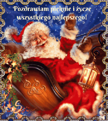 Mikołaj z pozdrowieniami i życzeniami